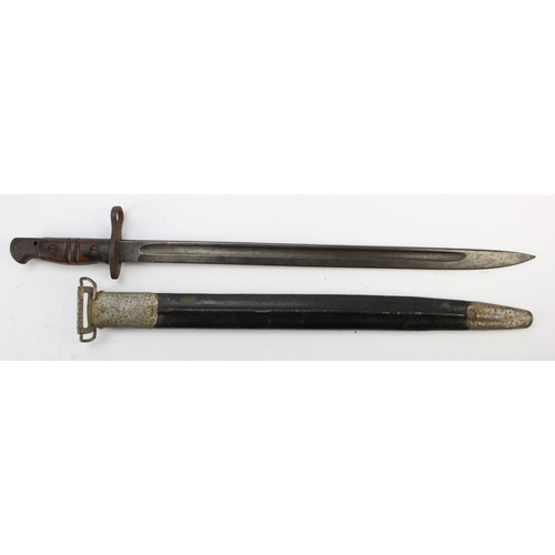 801 - US P'17 Great War bayonet by Remington for the US P'17 Rifle. 