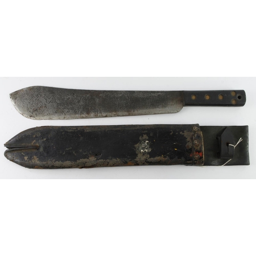 813 - WW2 British Jungle Machete Dated 1945.