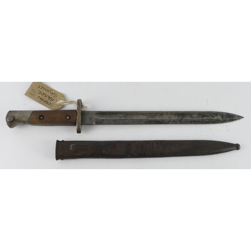 815 - WW2 German 3rd Reich German Mauser bayonet, Simpson and co.