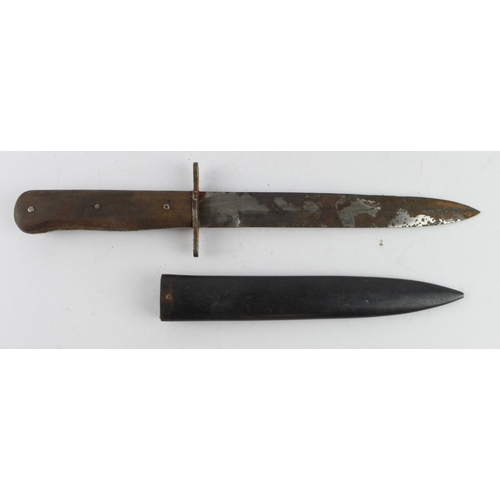 816 - WW2 German Luftwaffe Pilots Boot Dagger with acceptance stamp. Maker Hörster.