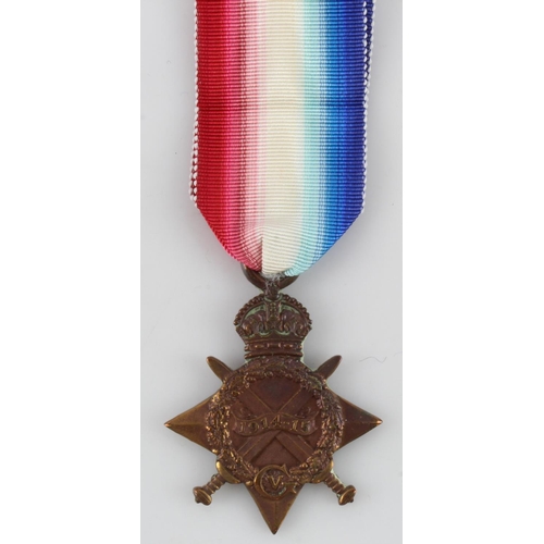 828 - 1915 Star (1217 Cpl R A Murdock Herts Yeo).   (1)