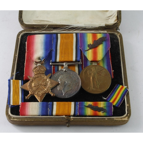 836 - 1915 Star Trio (Lieut C E Gardner Glouc R) pair named Major. With MiD to Victory Medal. Served 2nd G... 