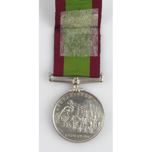 848 - Afghanistan Medal 1881 no clasp, named (Private Luxooman Waigunkur 19th Regt Be N.I.)