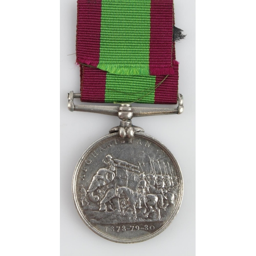 849 - Afghanistan Medal 1881 no clasp, Renamed (Sepoy Hertha 2/25th Regt N.I.). Sold as seen