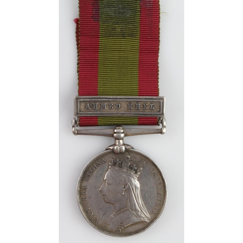 850 - Afghanistan Medal 1881 with clasp Ahmed Khel, named (799 Pte J Boyle 59th Foot)  2nd Nottinghamshire... 