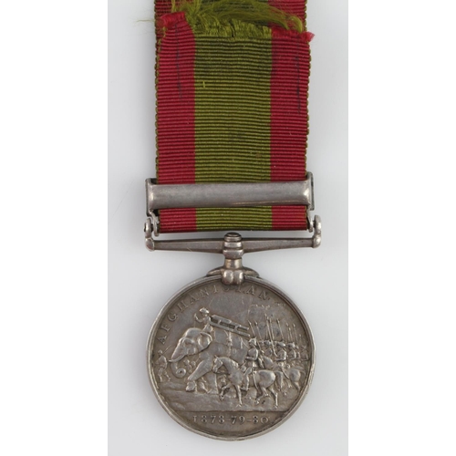 850 - Afghanistan Medal 1881 with clasp Ahmed Khel, named (799 Pte J Boyle 59th Foot)  2nd Nottinghamshire... 