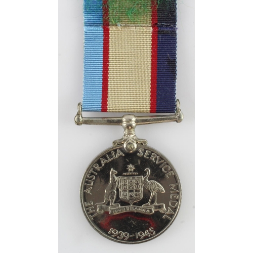 865 - Australian Service Medal 1939-1945 named (NX13973 P A A O'Neill). A Bombardier with 2nd/5th Field Re... 