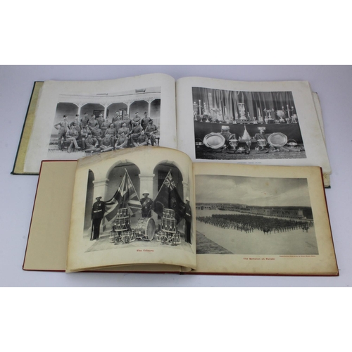 894 - Books - 1st Battalion Suffolk Regiment Malta 1909, and The 2nd Battalion Suffolk Regiment Quetta 189... 