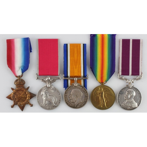 908 - British Empire Medal GRI (Civil) named (William Read), 1915 Star Trio (1363T.S. W Read ENGN RNR) Not... 