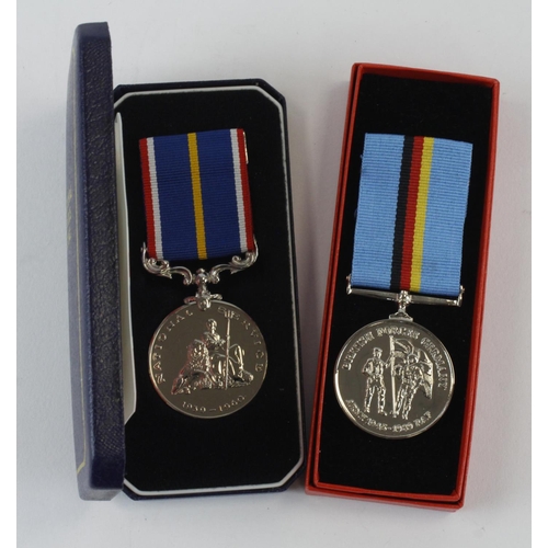 910 - British Forces Germany medal named to 14098458 WS/Cpl C Butcher RCS in its box of issue comes with n... 