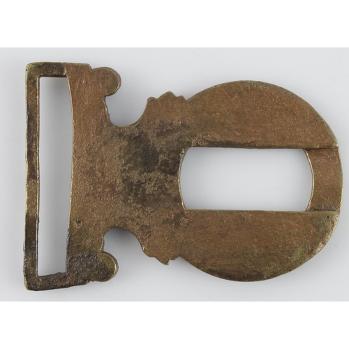 919 - Buckle (part) brass, item reads 6th Kirkcudbright Rifle Volunteers (probably Victorian) marked 40/1.... 