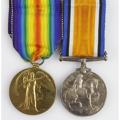 931 - BWM & Victory Medal (269380 Spr F J Bird RE).  (2)