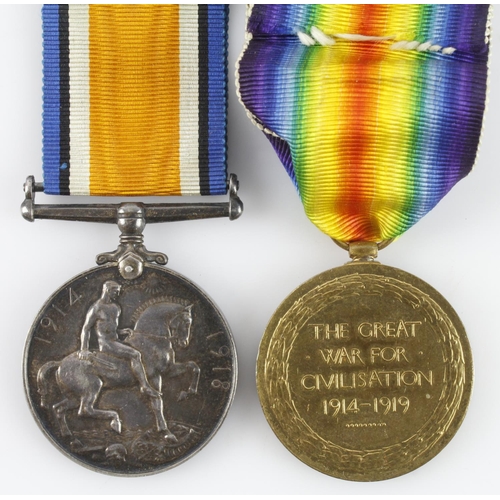 938 - BWM & Victory medal (410141 Pte. A. Morris 38th Can. Inf.) Died 2nd Dec. 1916, buried in Edinburgh (... 