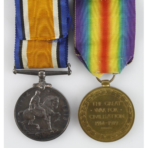 941 - BWM & Victory medal (6233 Pte. W. McGregor, Gordons)