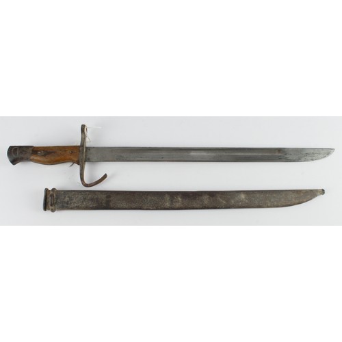 771 - Rare WW2 Chinese Made Type 60 Bayonet. These were made to fit captured Japanese Rifles.