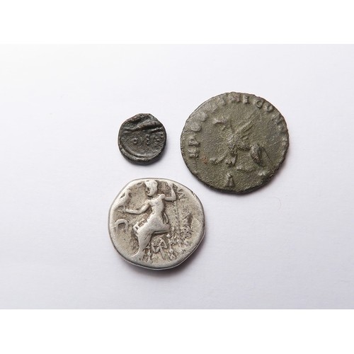 276 - Ancient Coins (3) Gallienus BI Antoninianus, IMP GALLIENVS AVG, radiate head right, rev. APOLLONI CO... 