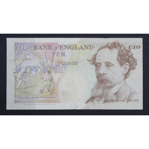 129 - Kentfield 10 Pounds (B369) issued 1993, very rare FIRST RUN (later printing, earlier prefix) 'DA01' ... 