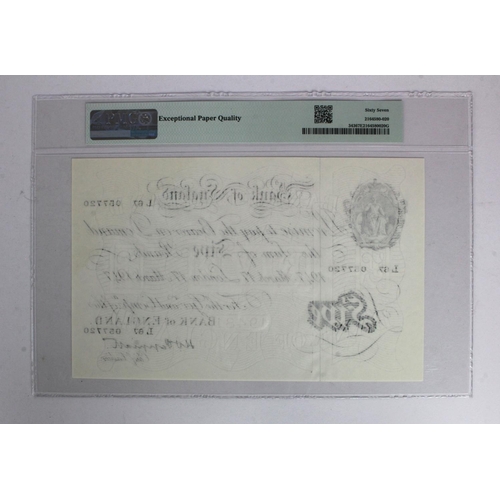 218 - Peppiatt 5 Pounds (B264) dated 17th March 1947, serial L67 057720, London issue on thin paper (B264,... 