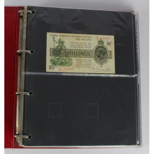 255 - Bank of England & Treasury (106), a collection in album with many different prefix types, Warren Fis... 