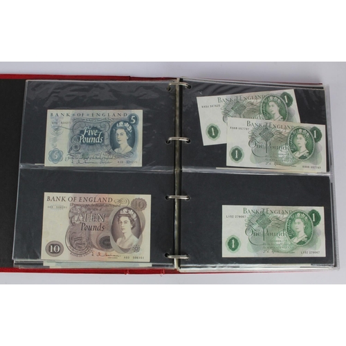 255 - Bank of England & Treasury (106), a collection in album with many different prefix types, Warren Fis... 