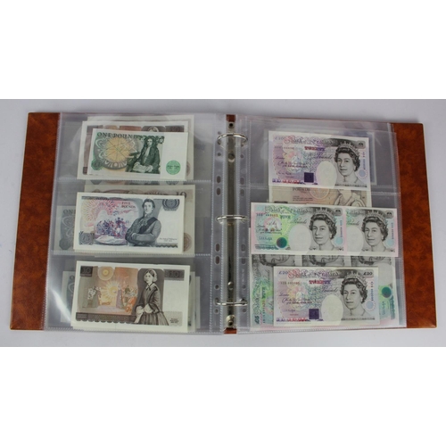 278 - Bank of England (62), collection in an album including Peppiatt white 50 Pounds Bernhard, O'Brien wh... 