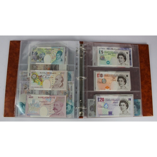 278 - Bank of England (62), collection in an album including Peppiatt white 50 Pounds Bernhard, O'Brien wh... 