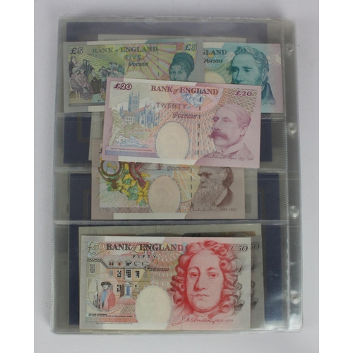 279 - Bank of England (63), Peppiatt to Lowther, 10 Shillings to 50 Pounds, generally EF and better