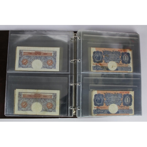 289 - Bank of England, Treasury, Transitional and Military (87), a collection of 1 Pound notes in Hendon A... 