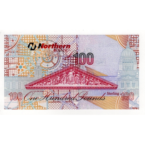 425 - Northern Ireland, Northern Bank 100 Pounds dated 19th January 2005, scarce REPLACEMENT 'YY' prefix, ... 