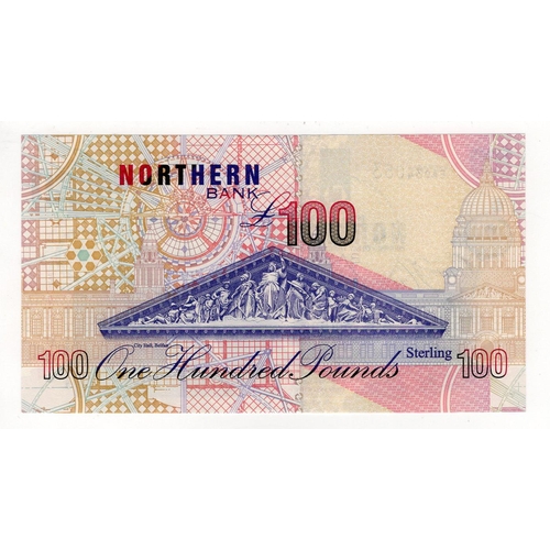 426 - Northern Ireland, Northern Bank 100 Pounds dated 8th October 1999, signed Don Price, serial EA034053... 