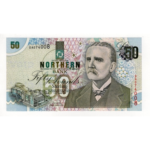 428 - Northern Ireland, Northern Bank 50 Pounds dated 8th October 1999, signed Don Price, serial DA074008 ... 