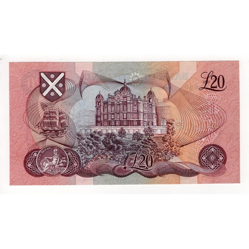 464 - Scotland, Bank of Scotland 20 Pounds dated 3rd February 1992, signed Pattullo & Burt, serial AE 2026... 