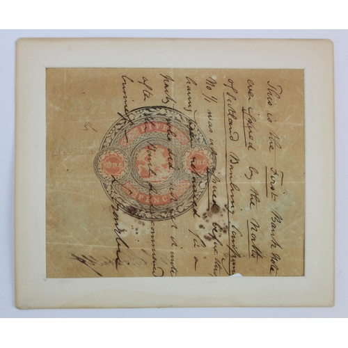 514 - Scotland, North of Scotland Banking Company 1 Pound dated 21st November 1836 this being the first da... 