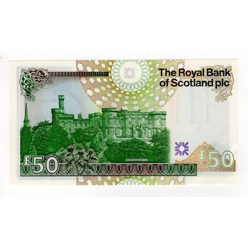 526 - Scotland, Royal Bank of Scotland 50 Pounds dated 14th September 2005, FIRST RUN 'A/1' prefix, serial... 