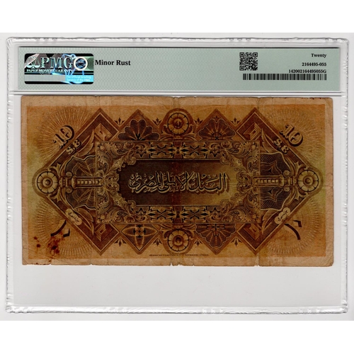 630 - Egypt (P14) 10 Pounds dated 12th January 1920, signed Frederick Rowlatt, serial X/32 009030 (TBB B11... 