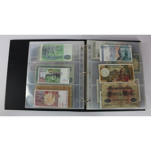 946 - World (122), collection in album including Malta 1 Pound 1951, Italy 1000 Lire 1947, Ceylon, France,... 