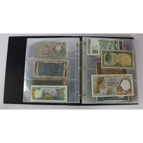 946 - World (122), collection in album including Malta 1 Pound 1951, Italy 1000 Lire 1947, Ceylon, France,... 