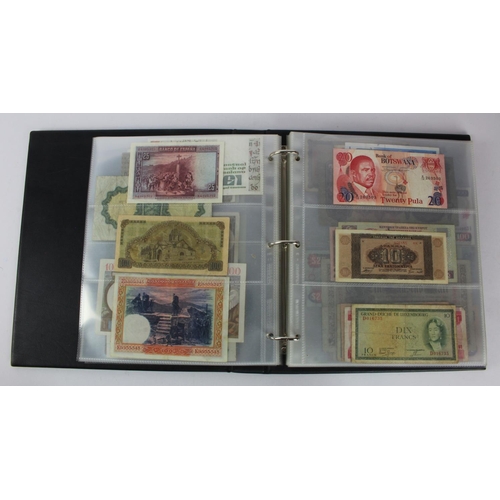 946 - World (122), collection in album including Malta 1 Pound 1951, Italy 1000 Lire 1947, Ceylon, France,... 