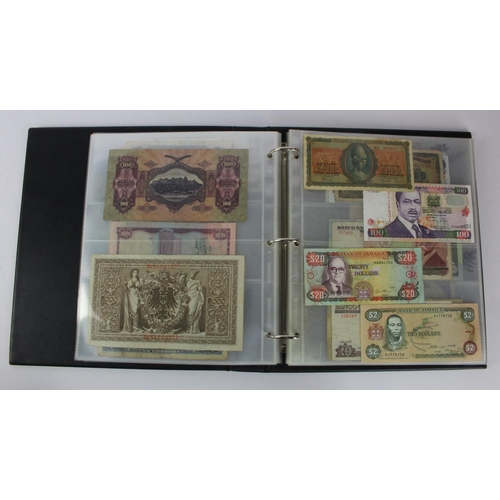 946 - World (122), collection in album including Malta 1 Pound 1951, Italy 1000 Lire 1947, Ceylon, France,... 