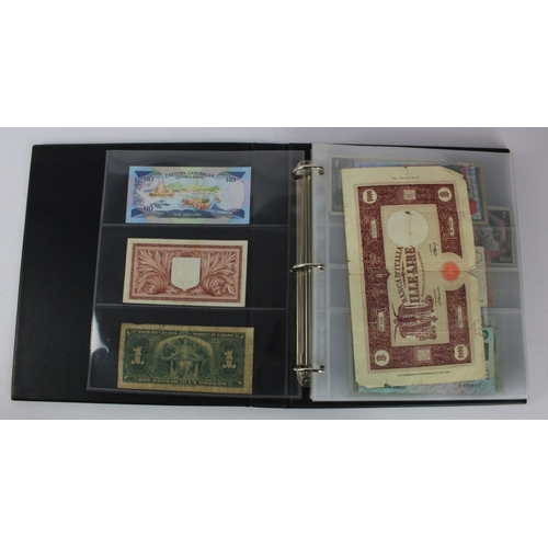 946 - World (122), collection in album including Malta 1 Pound 1951, Italy 1000 Lire 1947, Ceylon, France,... 