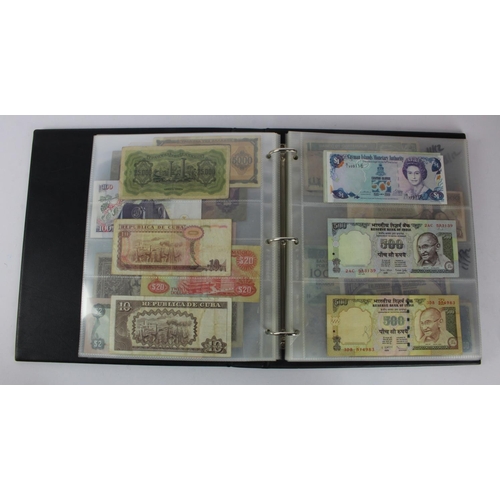 946 - World (122), collection in album including Malta 1 Pound 1951, Italy 1000 Lire 1947, Ceylon, France,... 