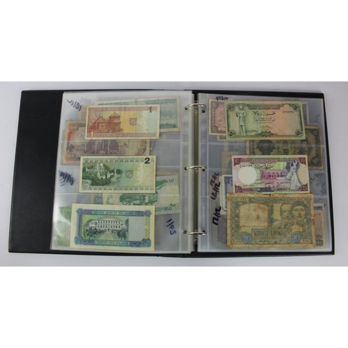 946 - World (122), collection in album including Malta 1 Pound 1951, Italy 1000 Lire 1947, Ceylon, France,... 