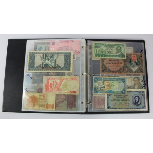 946 - World (122), collection in album including Malta 1 Pound 1951, Italy 1000 Lire 1947, Ceylon, France,... 