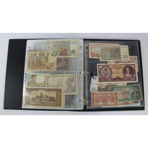 946 - World (122), collection in album including Malta 1 Pound 1951, Italy 1000 Lire 1947, Ceylon, France,... 