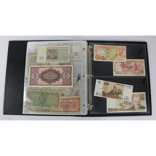 946 - World (122), collection in album including Malta 1 Pound 1951, Italy 1000 Lire 1947, Ceylon, France,... 