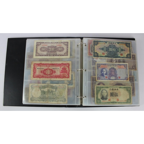 949 - World (137), collection in album including East Africa 10 Shillings 1950, Belgium 2 Francs 1918, Net... 