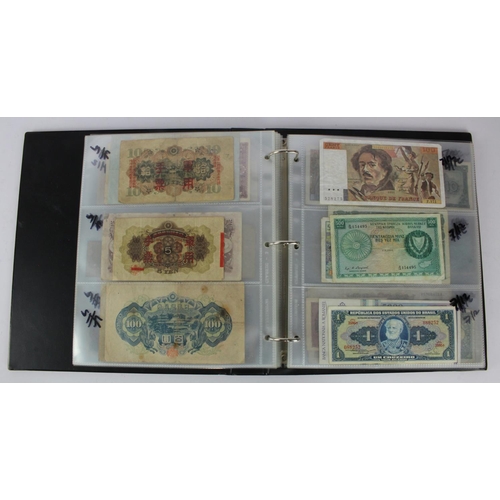 949 - World (137), collection in album including East Africa 10 Shillings 1950, Belgium 2 Francs 1918, Net... 