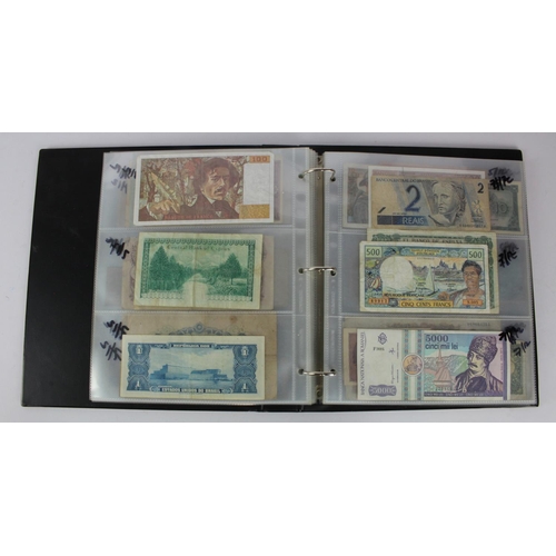 949 - World (137), collection in album including East Africa 10 Shillings 1950, Belgium 2 Francs 1918, Net... 