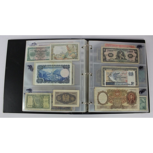 949 - World (137), collection in album including East Africa 10 Shillings 1950, Belgium 2 Francs 1918, Net... 