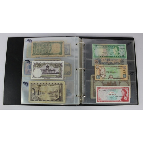 949 - World (137), collection in album including East Africa 10 Shillings 1950, Belgium 2 Francs 1918, Net... 